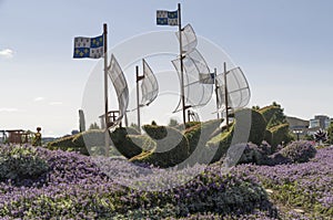 Quebec`s entry: Three Ships from France depicting Jacque Cartier