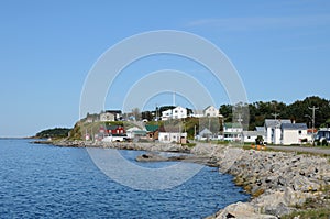 Quebec, the small village of Les Mechins