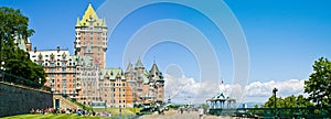 Quebec Terrasse Dufferin and Chateau Frontenac