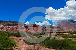 Quebrada de las conchas in Cafayate, Argentina