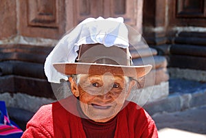 Quechua old woman