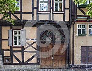 Quedlinburg, halve timbered house