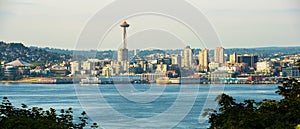 Queen Anne district skyline in Seattle photo