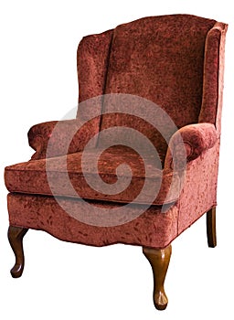 Queen Anne Wing Chair photo