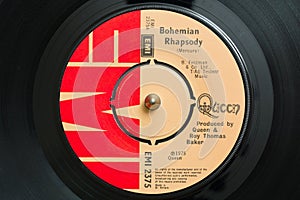 Queen Bohemian Rhapsody Vinyl Single