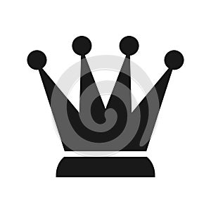 Queen crown vector icon