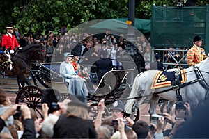 The Queen Elizabeth II and Prince Philip