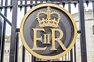 Queen Elizabeth II Royal Crest Logo