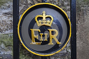 Queen Elizabeth II Symbol at the Tower of London