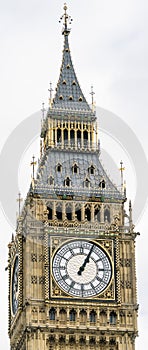 Queen Elizabeth Tower Big Ben London at Houses of Parliament