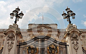 Buckingham palace home of Queen of England London