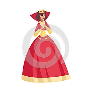 Queen Flat Illustration