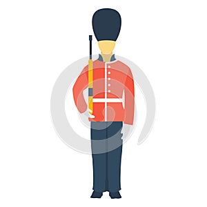 Queen Guard Color Vector Illustration icons which can easily modified or edited