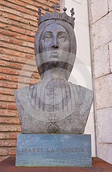 Queen Isabella I of Castile bust, Valladolid, Spain