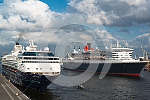 Queen Mary 2 and Mein Schiff 1 - the great luxury cruise ships