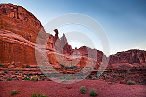 Queen Nefertiti Rock Arches National Park Moab Utah