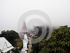 Queen pagoda of Doi Inthanon Chiangmai Thailand noppha methanid