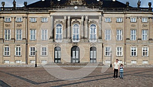 Queen palace Denmark copenhagen Amalienborg castle