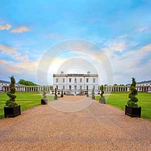 The Queen`s House museum in London, UK