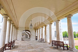 The Queen`s House museum in London, UK