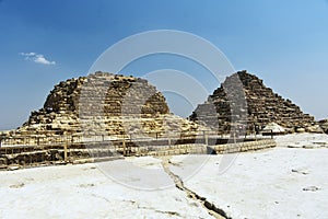 The Queen`s Pyramids, Meritites and Henutsen.