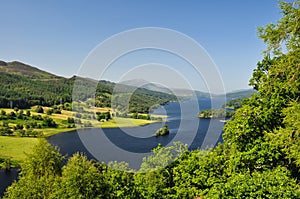 Queen's View at Loch Tummel - Scotland, UK