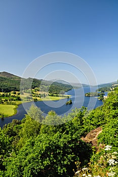 Queen's View at Loch Tummel - Scotland, UK