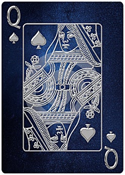 Queen of Spades playing card