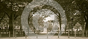 Queen Square Park Bristol England