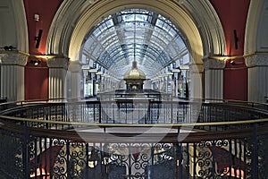 Queen Victoria Building inside top floor without people