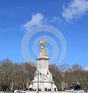 Queen Victoria Memorial in front of Buckingham Palace in London