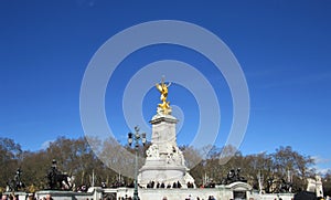 Queen Victoria Memorial in front of Buckingham Palace in London