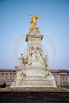 Queen Victoria memorial in front of Buckingham Palace, London