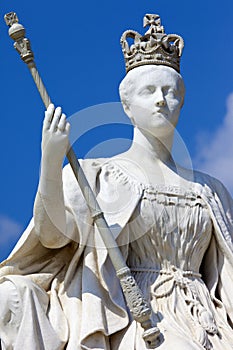 Queen Victoria Statue at Kensington Palace in London