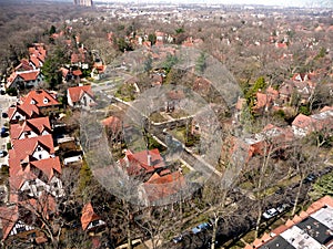 Queens borough aerial New York