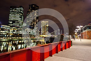 Queens Bridge View of CBD from Flinders Walk