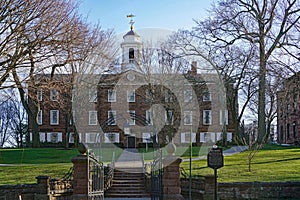 Old Queens, the oldest building on the Rutgers University campus