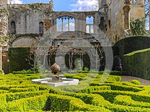 The Queens Garden Sudeley Castle Winchcombe Cotswolds photo