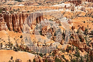 Queens Garden trail with switchbacks in Bryce Canyon National Park