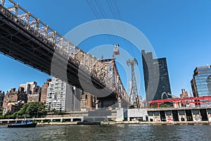 Queensboro Bridge over the East River, Manhattan, NYC