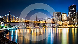 Queensboro bridge by night