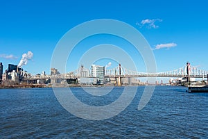 Queensboro Bridge over the East River in New York City