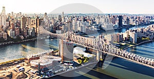 Queensboro Bridge over the East River in New York City