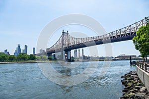 Queensboro Bridge and Queens New York USA