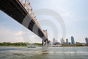 Queensboro Bridge and Queens New York USA