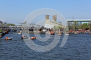 Queensday in Amsterdam