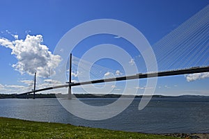 Queensferry crossing near Edinburgh Scotland