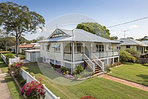 Queensland style low block home photo