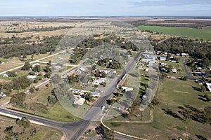 The Queensland town of Condamine.