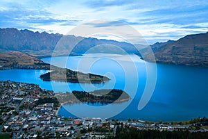 Queenstown New Zealand, The Remarkables and Lake Wakatipu